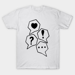 Speech Bubbles Punctuation T-Shirt